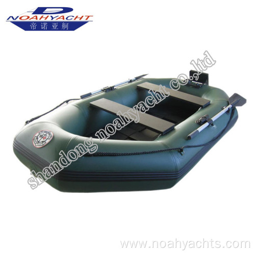 Black Foldable Inflatable Pontoon Boats